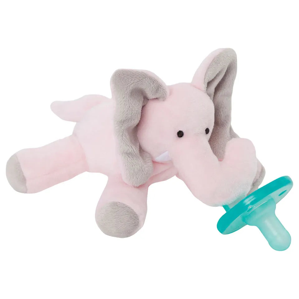 WubbaNub Pacifier - Pink Elephant - Laadlee