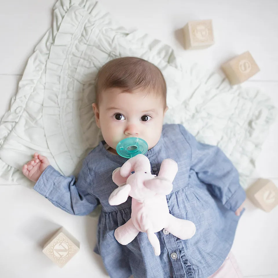 WubbaNub Pacifier - Pink Elephant - Laadlee