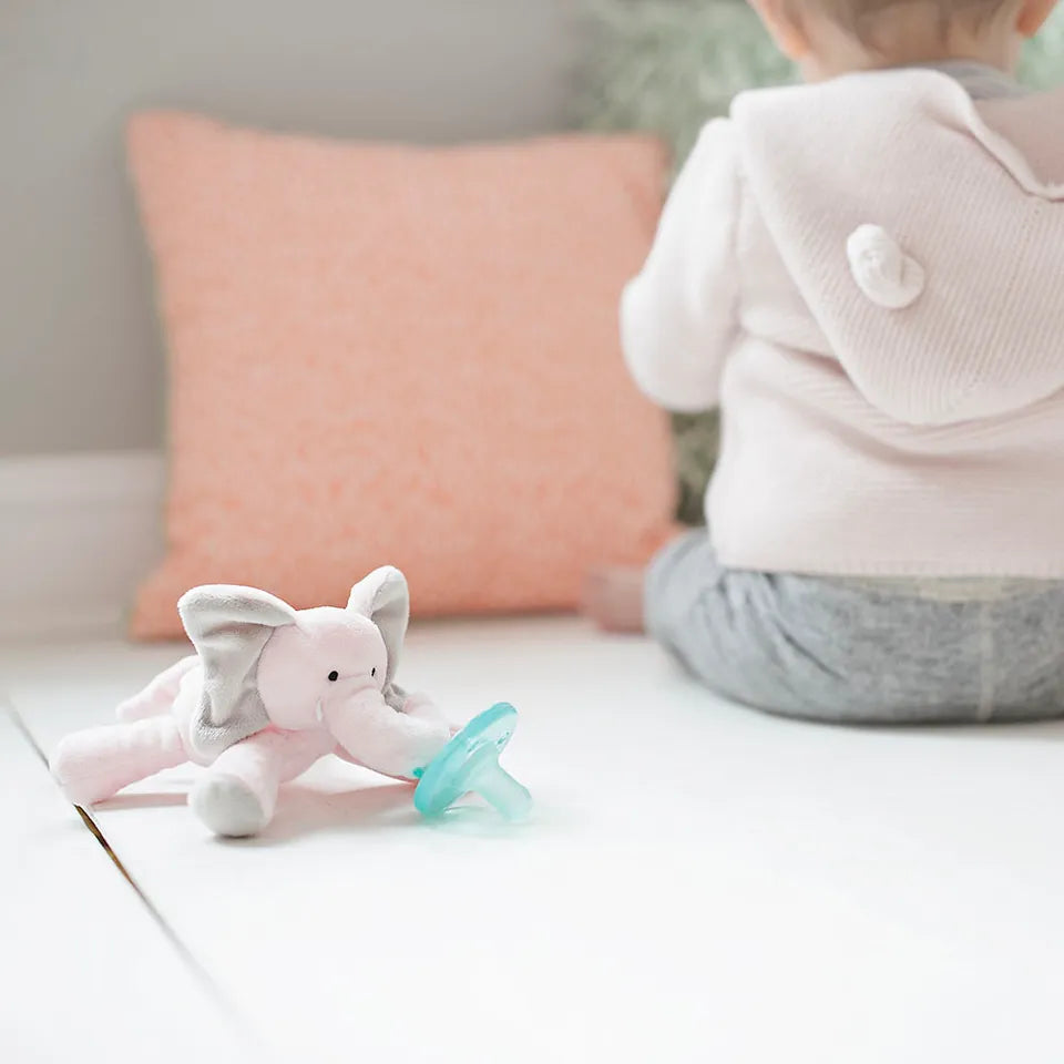 WubbaNub Pacifier - Pink Elephant - Laadlee