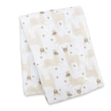 Lulujo Muslin Swaddle - Modern Lama - Laadlee