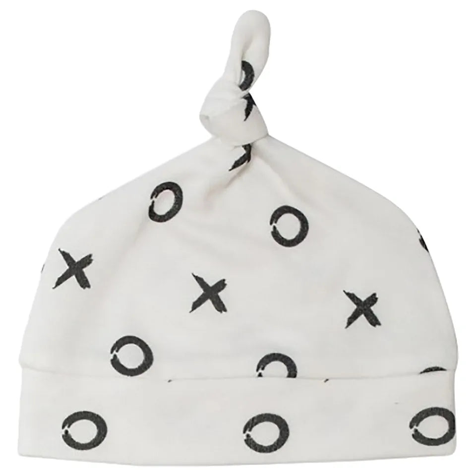 Lulujo Hello World Set (Bamboo Hat + Swaddle blanket) - XO - Laadlee