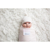 Lulujo Hello World Set (Bamboo Hat + Swaddle blanket) - Pink - Laadlee