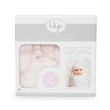 Lulujo Hello World Set (Bamboo Hat + Swaddle blanket) - Pink - Laadlee