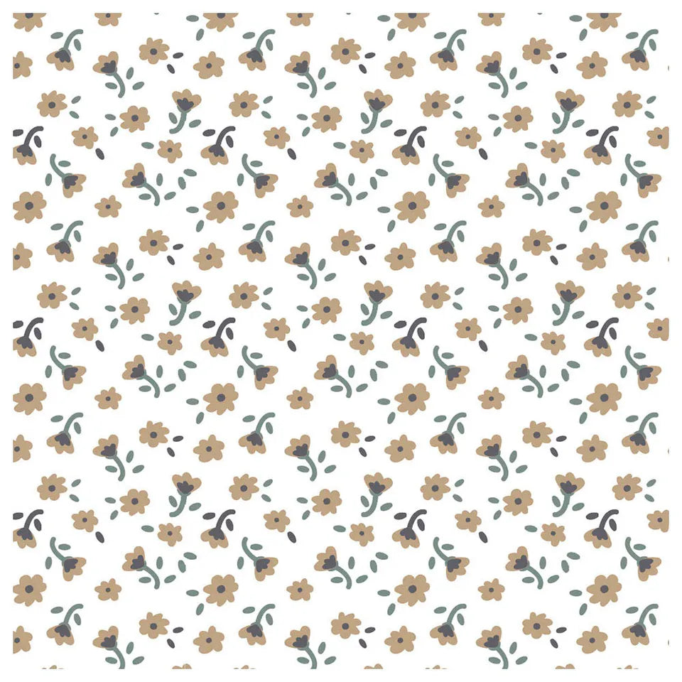 Lulujo Muslin Change Pad Cover (80cm x 40cm)- Vintage Floral - Laadlee