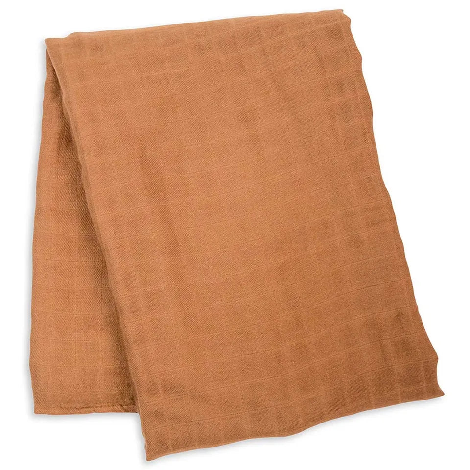 Lulujo 3-Pack Bamboo Muslin Swaddle Blankets - All Natural - Laadlee