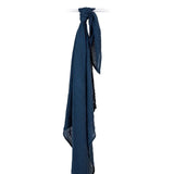 Lulujo Bamboo Swaddle - Navy - Laadlee