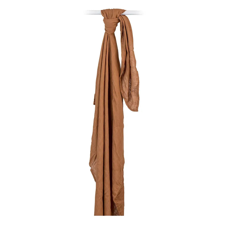 Lulujo Bamboo Swaddle - Tan - Laadlee