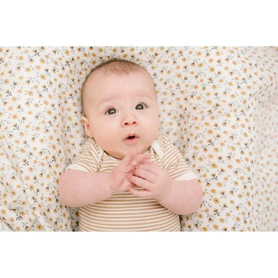 Lulujo 2-pack Cotton Swaddles - Vintage Floral / Dragonfly - Laadlee