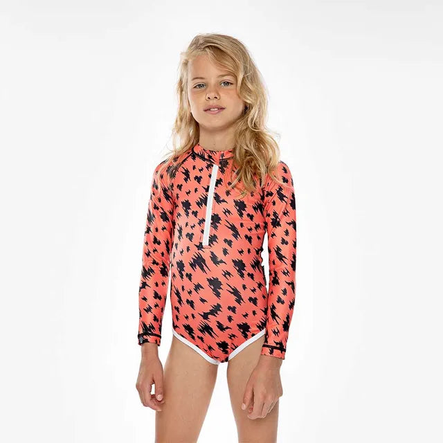 Beach & Bandits Red Electric Swimsuit - Laadlee