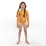 Beach & Bandits Golden Ribbed Swimsuit - Laadlee