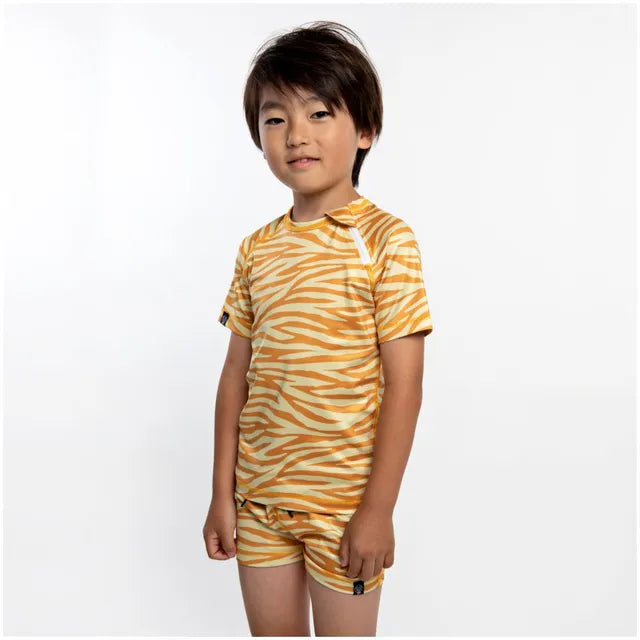 Beach & Bandits Golden Tiger Baby Swimshort - Laadlee