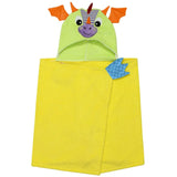 Zoocchini Hooded Towel - Dragon - Laadlee