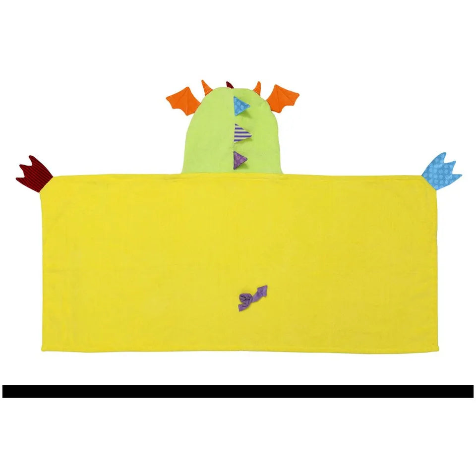 Zoocchini Hooded Towel - Dragon - Laadlee