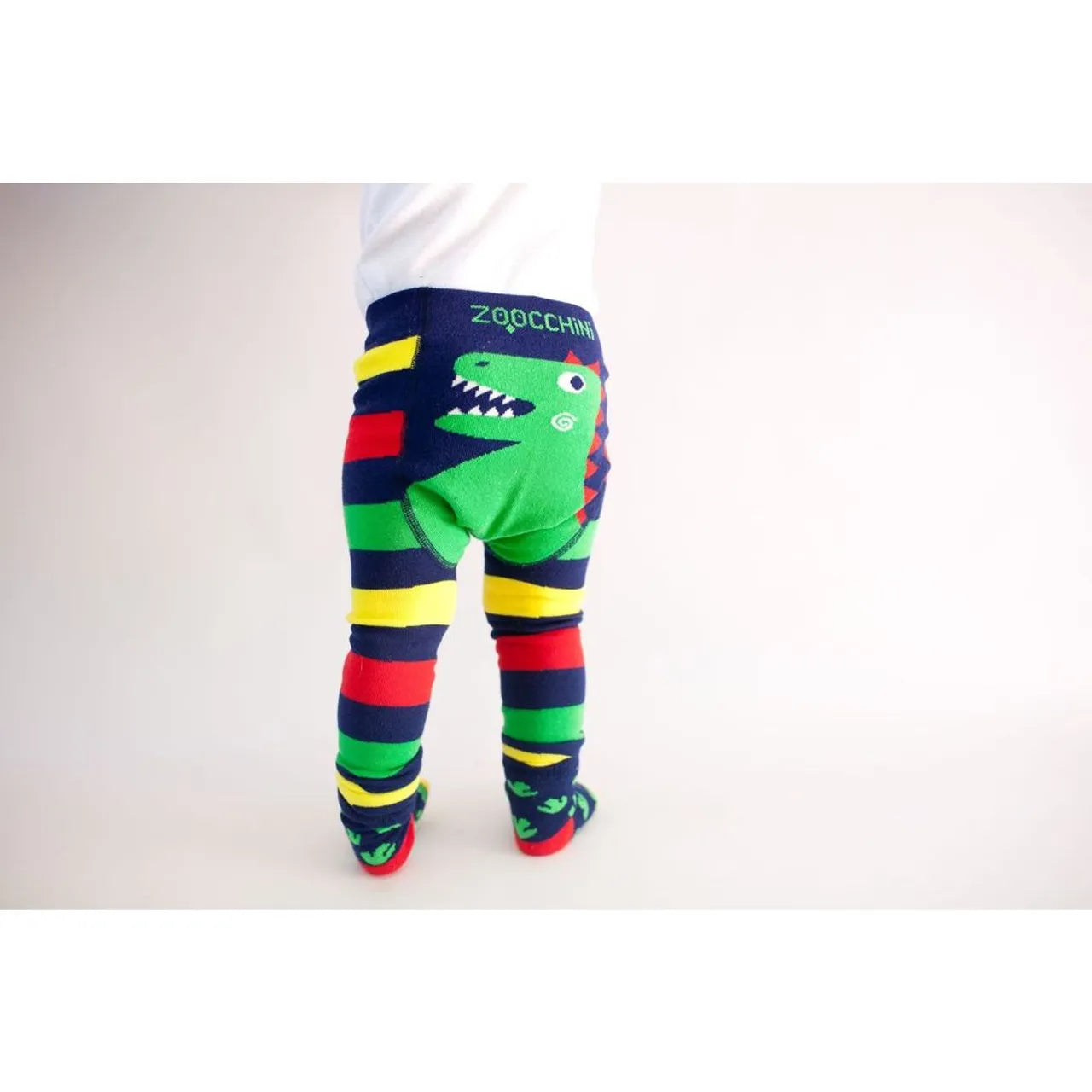 Zoocchini Comfort Crawler Babies Legging and Sock set - Devin the Dinosuar - Laadlee