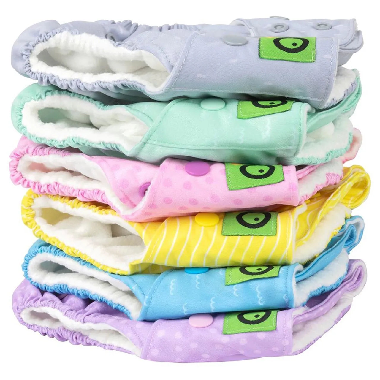 Zoocchini Reusable Cloth Pocket Diapers with 2 Inserts - Mermaid - Laadlee