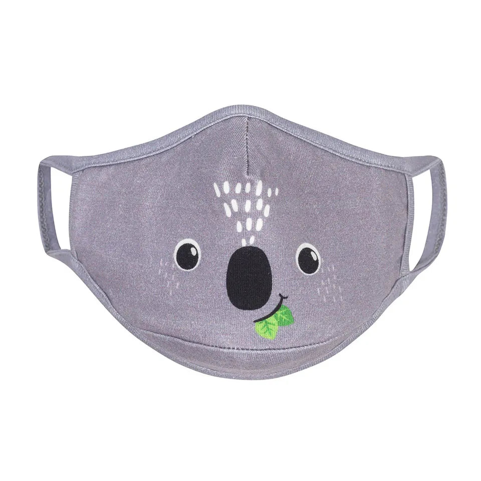 Zoocchini Kids Organic Reusable Cloth Face Masks 3 Pc Set - Dog - Laadlee