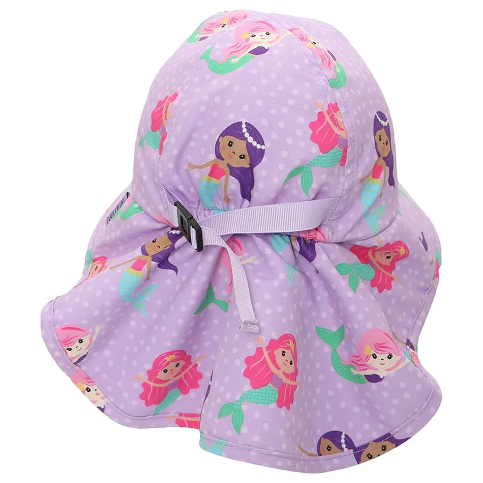 Zoocchini UPF50+ Cape Sunhat - Mermaid - Laadlee