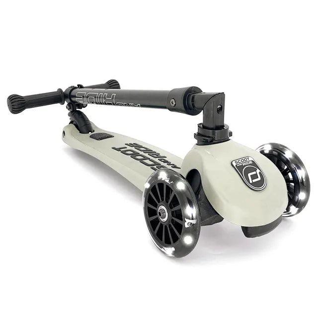 Scoot & Ride Highwaykick 3 LED - Ash - Laadlee
