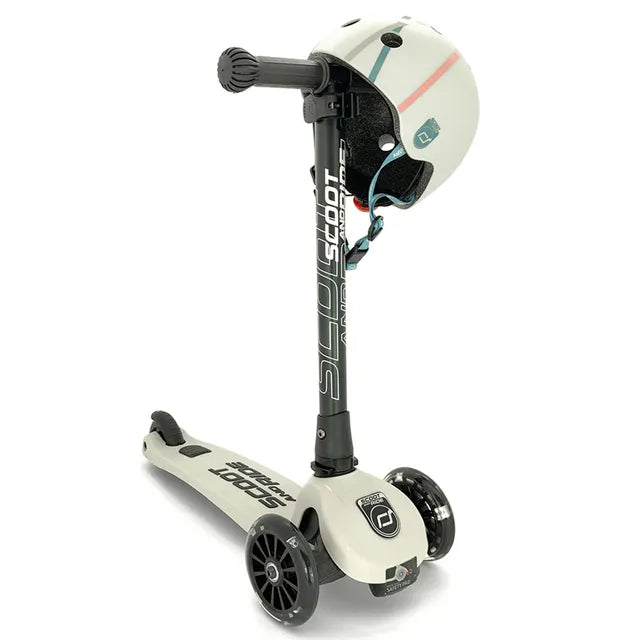 Scoot & Ride Highwaykick 3 LED - Ash - Laadlee