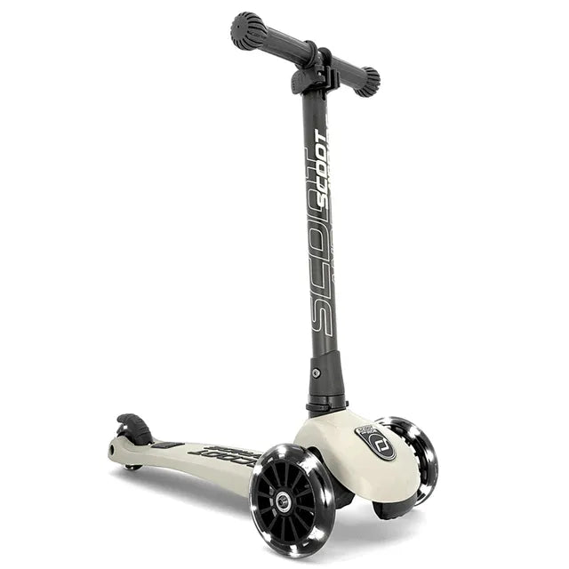 Scoot & Ride Highwaykick 3 LED - Ash - Laadlee