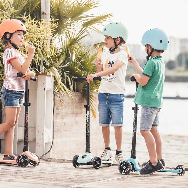 Scoot & Ride Highwaykick 3 LED - Ash - Laadlee