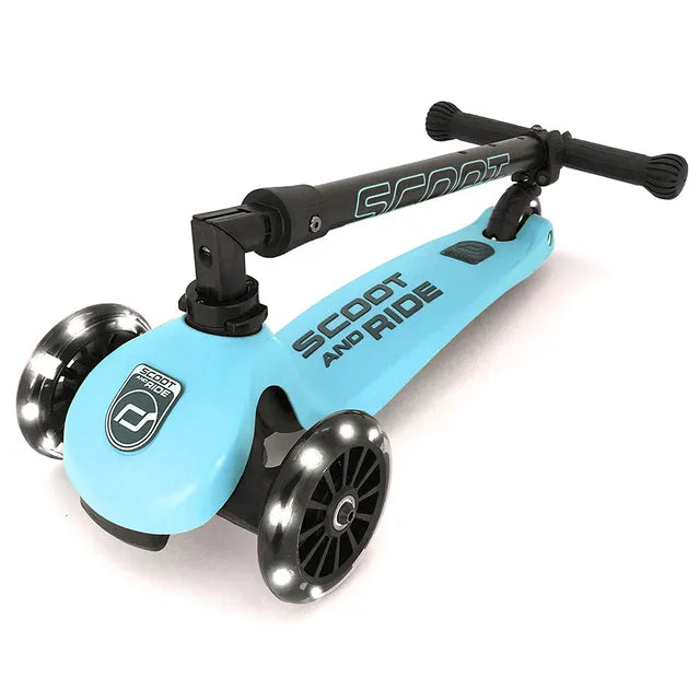 Scoot & Ride Highwaykick 3 LED - Blueberry - Laadlee