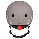 Scoot & Ride Baby Helmet XXS-S - Brown Lines - Laadlee