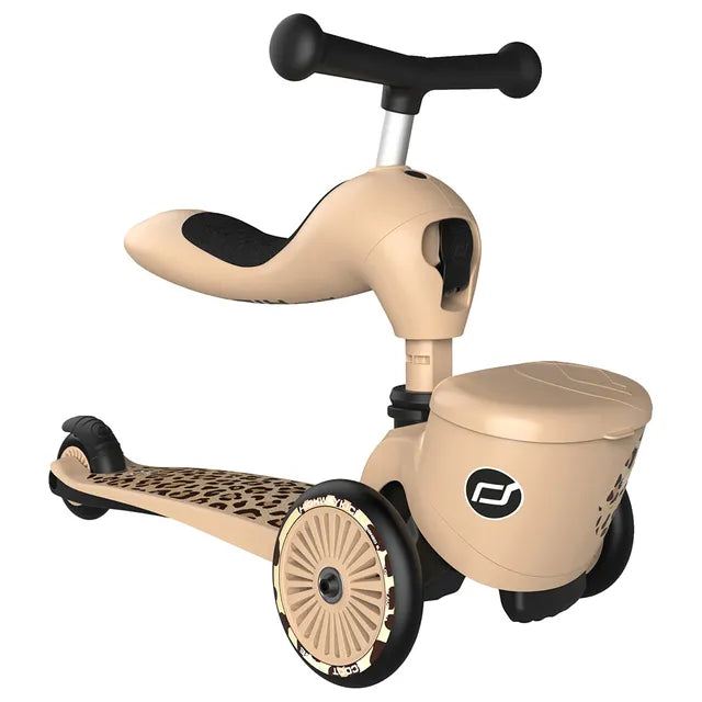 Scoot & Ride Highwaykick 1 Lifestyle - Leopard - Laadlee