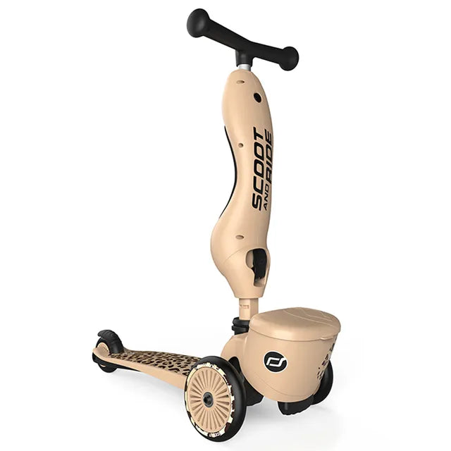 Scoot & Ride Highwaykick 1 Lifestyle - Leopard - Laadlee