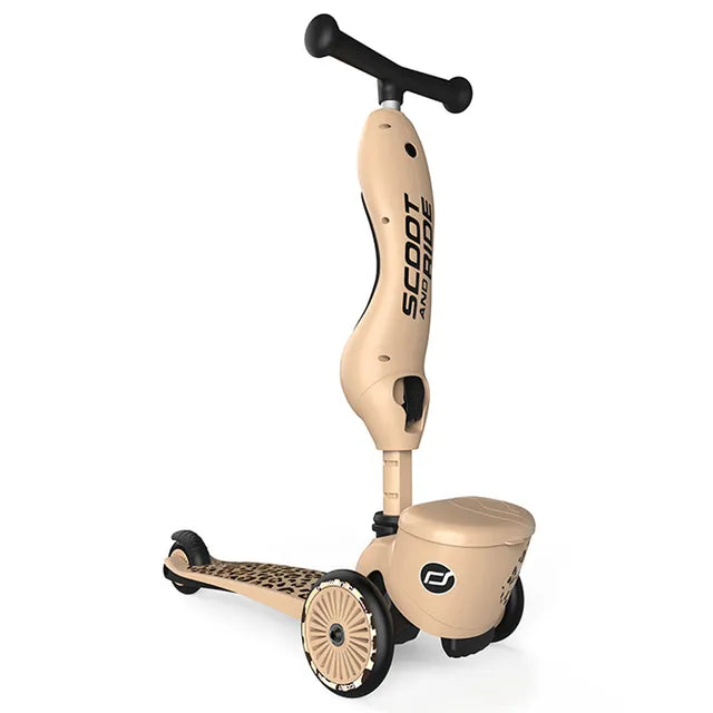 Scoot & Ride Highwaykick 1 Lifestyle - Leopard - Laadlee