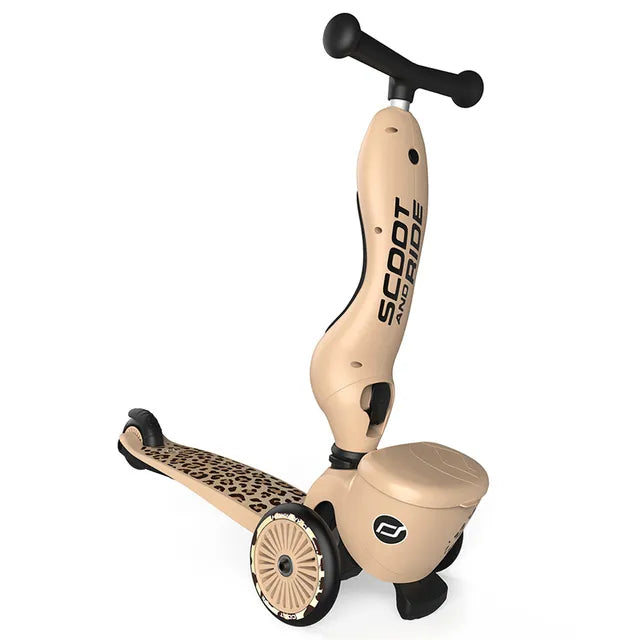 Scoot & Ride Highwaykick 1 Lifestyle - Leopard - Laadlee