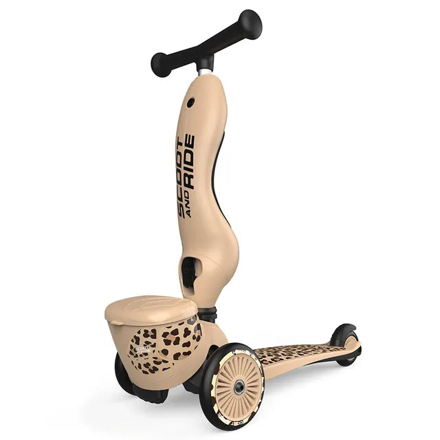 Scoot & Ride Highwaykick 1 Lifestyle - Leopard - Laadlee