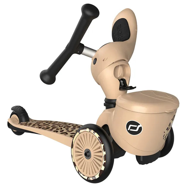 Scoot & Ride Highwaykick 1 Lifestyle - Leopard - Laadlee