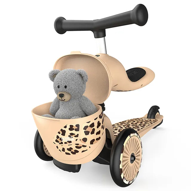 Scoot & Ride Highwaykick 1 Lifestyle - Leopard - Laadlee