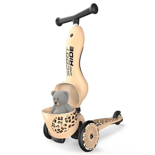 Scoot & Ride Highwaykick 1 Lifestyle - Leopard - Laadlee