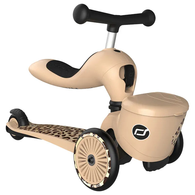 Scoot & Ride Highwaykick 1 Lifestyle - Leopard - Laadlee