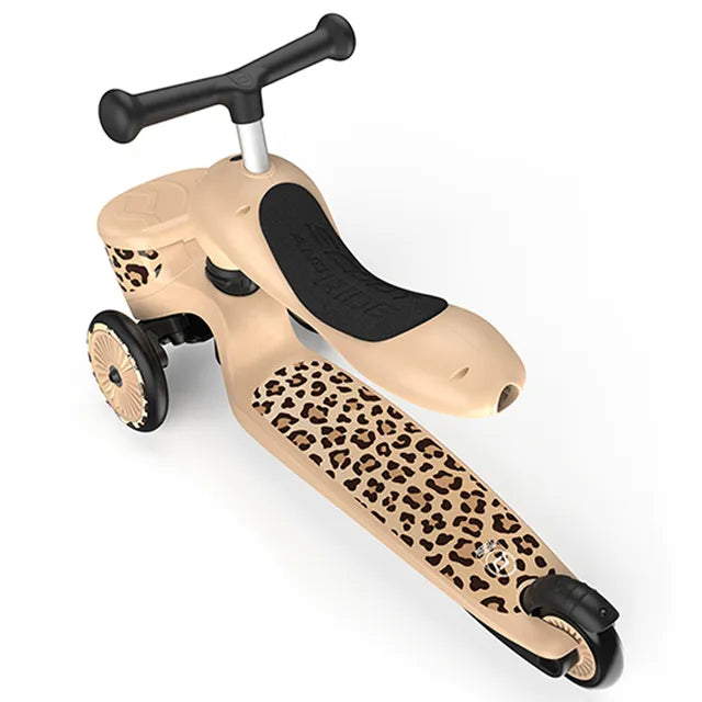 Scoot & Ride Highwaykick 1 Lifestyle - Leopard - Laadlee