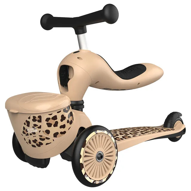 Scoot & Ride Highwaykick 1 Lifestyle - Leopard - Laadlee