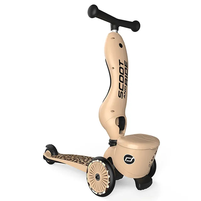 Scoot & Ride Highwaykick 1 Lifestyle - Leopard - Laadlee