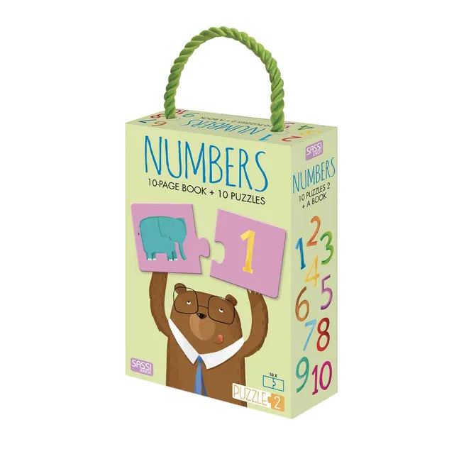 Sassi Book and Puzzle - Numbers - Laadlee