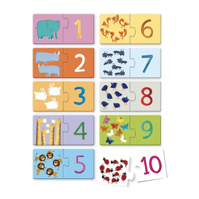 Sassi Book and Puzzle - Numbers - Laadlee
