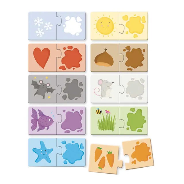 Sassi Book and Puzzle - Colours - Laadlee