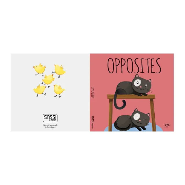 Sassi Book and Puzzle - Opposites - Laadlee