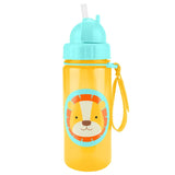 Skip Hop Zoo Straw Bottle 384ml - Lion - Laadlee
