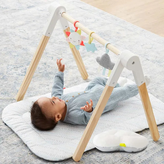 Skip Hop Silver Lining Cloud Wooden Activity Gym - Laadlee