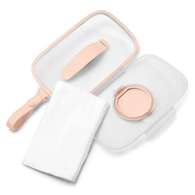 Skip Hop Grab & Go Wipes Case - Blush PInk - Laadlee