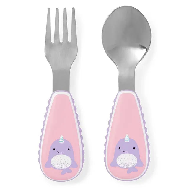 Skip Hop Zootensils Fork & Spoon - Narwhal - Laadlee