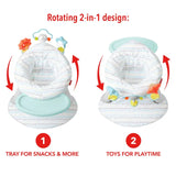 Skip Hop Silver Lining Cloud 2- in-1 Activity Floor Seat - Laadlee