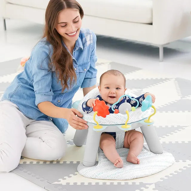 Skip Hop Silver Lining Cloud 2- in-1 Activity Floor Seat - Laadlee