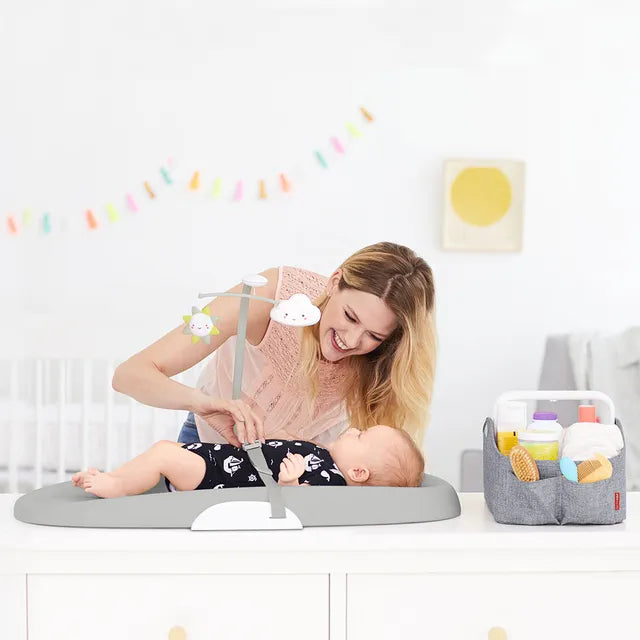 Skip Hop Light Up Diaper Caddy - Grey - Laadlee